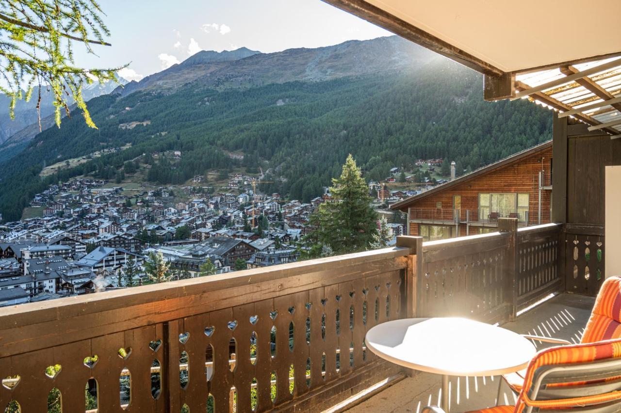 Studio Direkt Im Zentrum, Tolle Terrasse, Aussicht Zermatt Buitenkant foto